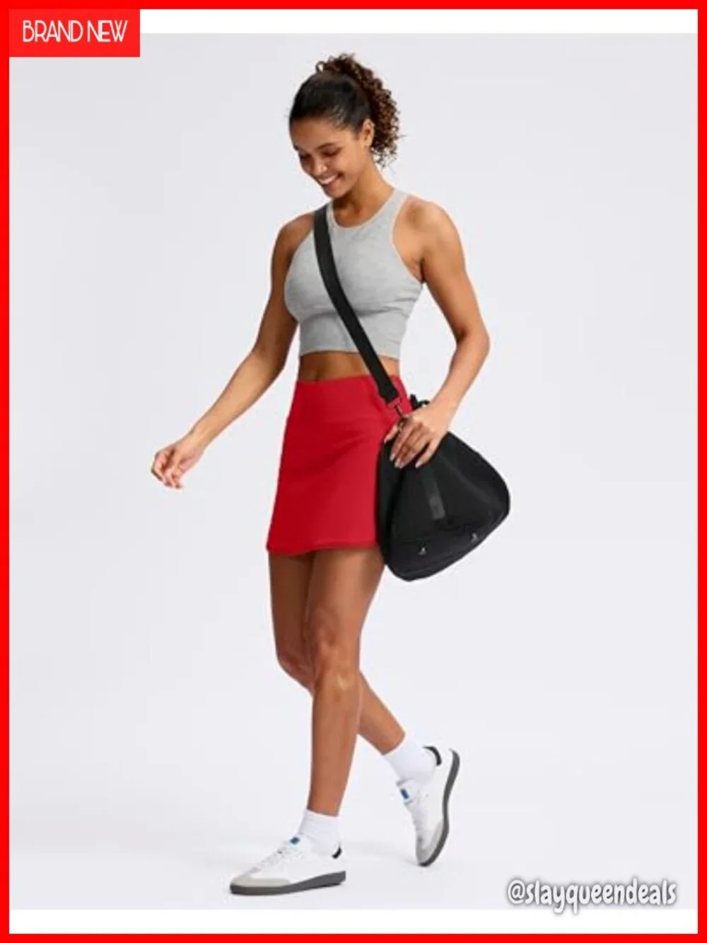 High Waisted Skort with Pockets for Golf Tennis Pickleball